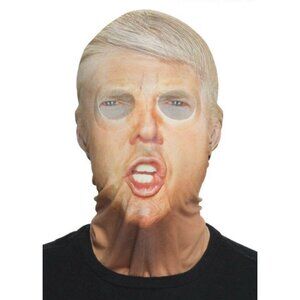 Faux Real Adult Donald Trump Halloween Face Mask Costume Political Party Wear
